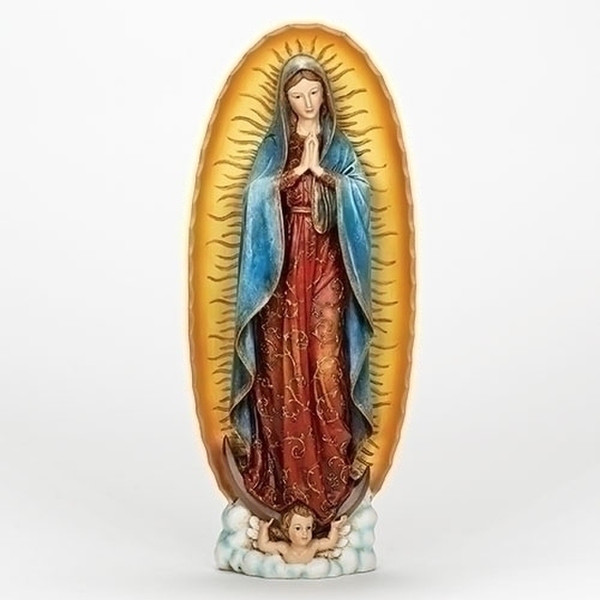 Our Lady Of Guadalupe Statue 18.5" High